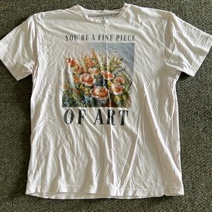 Pink xl x large you’re a fine piece of art tee shirt